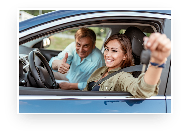 Woman in Car