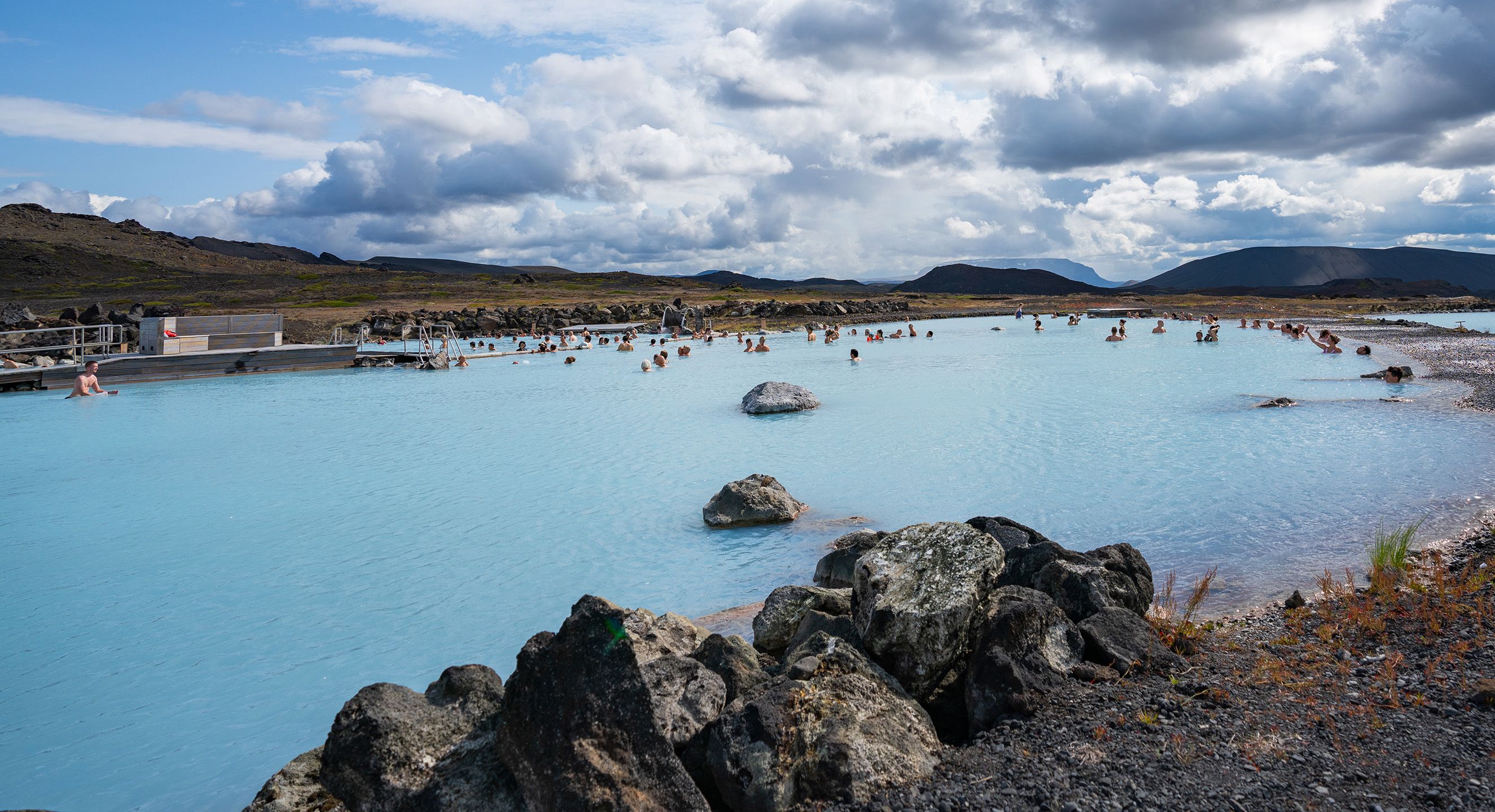 Hot springs in Iceland