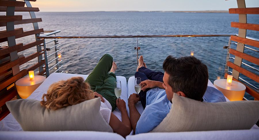 Glamping onboard the ship